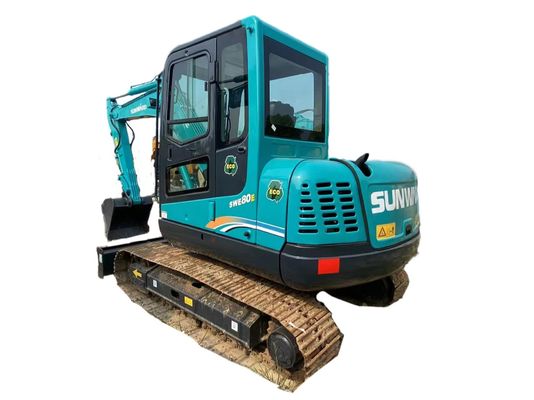 Sunward SWE80E Excavator No Repair Record, Flexible Working, 2665mm Height