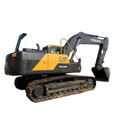 Hydraulic Used Volvo Excavator 134kW 6.98m Digging Volvo 240 Excavator