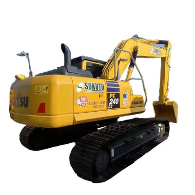 Used Komatsu PC240 Excavator, SAA6D107E-125kW Engine Rated Power, 6930mm Max Digging Depth