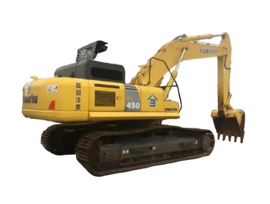 45125Kg PC450 Hydraulic Used Komatsu Excavator 2.1m3 Bucket Used Wheel Excavator