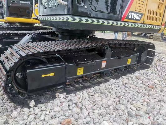 Used Sany SY95C Crawler Excavator: 2265mm Width, 5210mm Max. Dumping Height, 60.7kW Engine