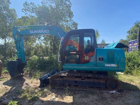 Swe90E Sunward Diggers 9 Ton Mini Used Hydraulic Mining  Excavator With 0.36m3 Bucket