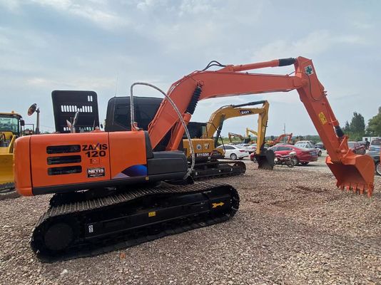 5.5km/H Hitachi ZX120 Used Hitachi Excavator Crawler Exvacator Hydraulic For Operation