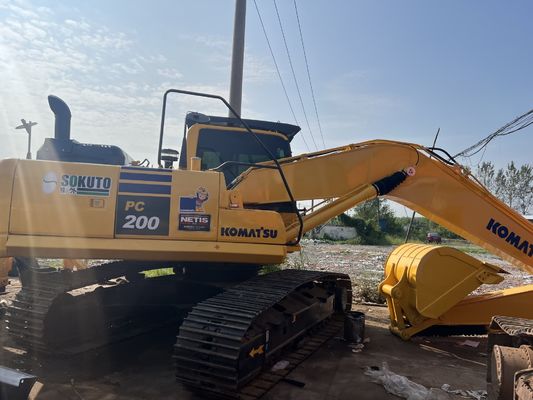 Hydraulic Second Hand Diggers 21900Kg Komatsu Hydraulic Excavator Pc200 8