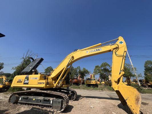 35 Tons 32300Kg Mini Excavator Second Hand PC350 Excavator 5.5km/H