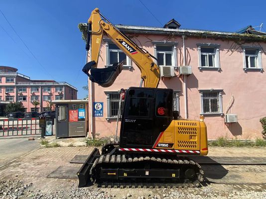 9 Tons Hydraulic Used Sany Excavator Sany SY95C Excavator 5km/H