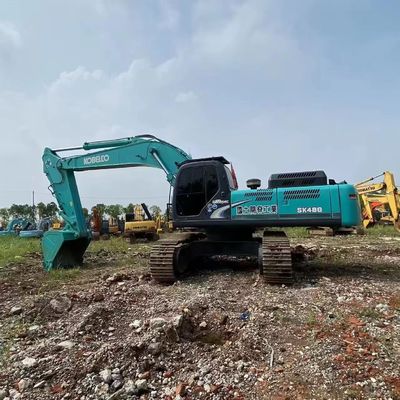 SK480LC 8 Kobelco Excavator Used Crawler Hydraulic Excavator 48 Tons HINO P11C