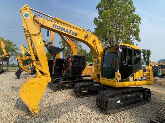 Komatsu PC130 Hydraulic Crawler Excavator Second Hand Digger 13T 0.54m3 Bucket