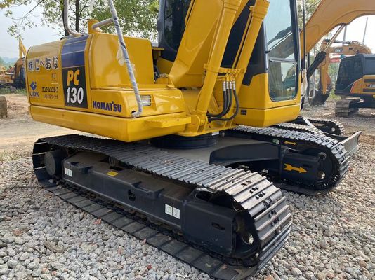 Komatsu PC130 Hydraulic Crawler Excavator Second Hand Digger 13T 0.54m3 Bucket