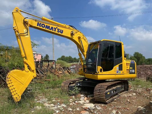 Komatsu PC110 Used Excavator Equipment 11 Tons Used Crawler Excavator