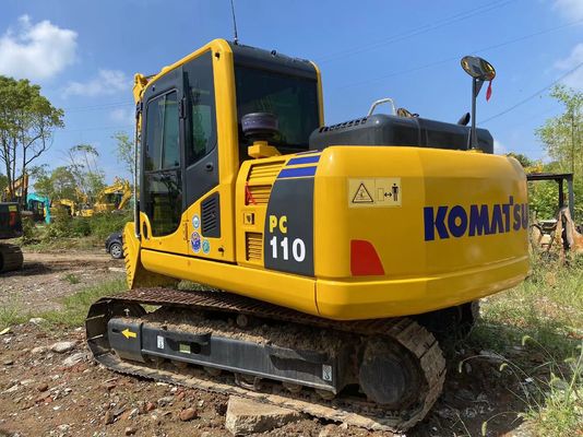 Komatsu PC110 Used Excavator Equipment 11 Tons Used Crawler Excavator