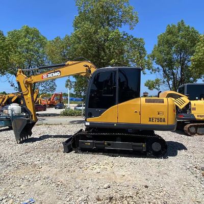 7t Crawler XCMG Excavator XE75DA 0.3m³ Bucket V2607-DI-TE3B Engine