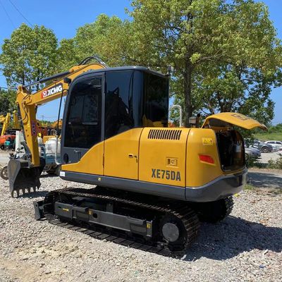 7t Crawler XCMG Excavator XE75DA 0.3m³ Bucket V2607-DI-TE3B Engine