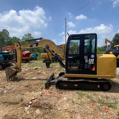 0.22m3 Used Cat Excavators Second Hand Cat Mini Excavator With Bucket And Rod Digging Force