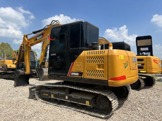 Sany SY95C Used Sany Excavator Crawler Hydraulic 9 Tons 9185kg 0.36m3 Bucket