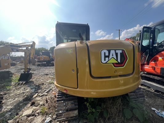 CAT307E Used Caterpillar Mini Excavator With 0.33m3 Bucket Bucket 7203kg