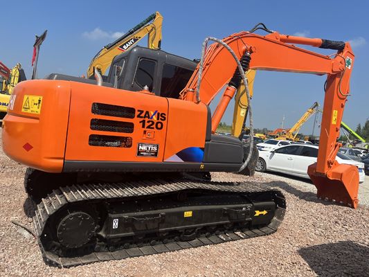 8140mm Used Hitachi Excavator Hitachi 120 Excavator With Low Fuel Consumption