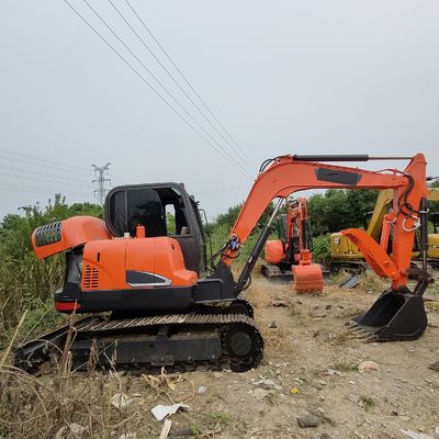 Second Hand 39.7kw Used Doosan Excavator DX60 For Earthwork Digging