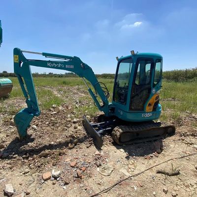 0.1m3 Bucket Kubota U-35 Used Kubota Excavator 3T