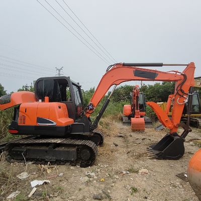 Korea Doosan DX60 Used Doosan Excavator With 0.21m3 Bucket 2575mm