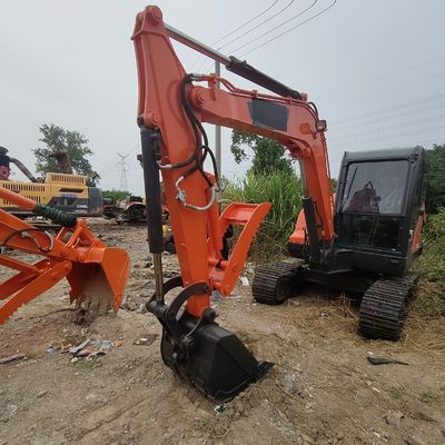 Korea Doosan DX60 Used Doosan Excavator With 0.21m3 Bucket 2575mm