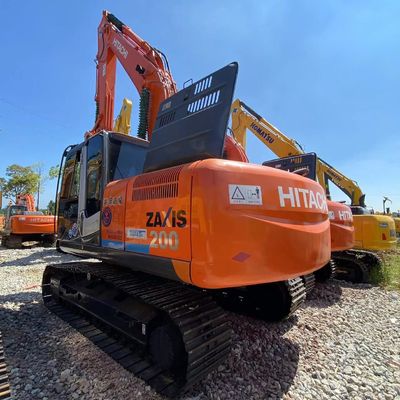 43Kpa 200L Tank Used Hitachi Excavator Hitachi Ex 200 6670mm Max Digging Depth