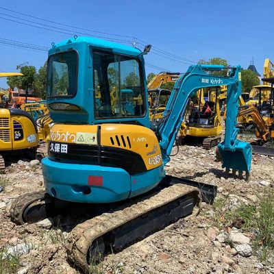 Crawler Second Hand Kubota Diggers 4826mm Digging Kubota U35 Mini Excavator