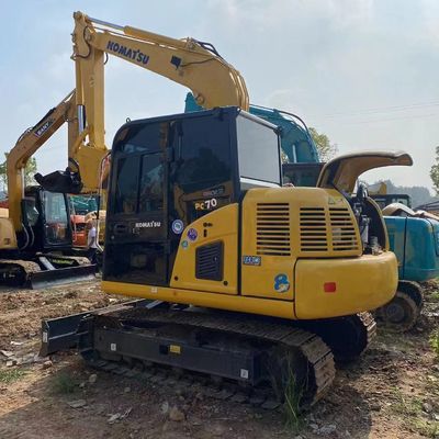 Mini Used Excavator 7 Tons Komatsu PC70 Crawler Excavators Construction Equipment