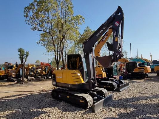 EC60D Used Volvo Excavator 3800mm Max Digging Depth Combination Of Power Productivity
