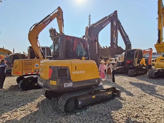 Second Hand Volvo EC60D Crawler Excavator Farm Machinery Volvo EC60D Digger Machine