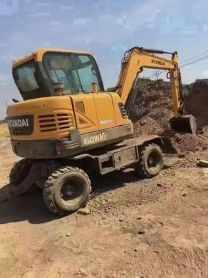 Water Cooling  60wvs Second Hand Hyundai Excavator Original Out Paint