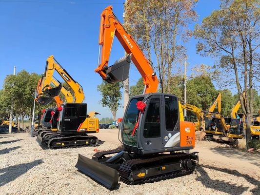 High Efficiency Used Hitachi ZX70 Excavator With  7000kg Operating Weight
