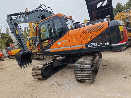 High Performance Used Hyundai220-9s Excavator 0.92m3 Bucket Capacity