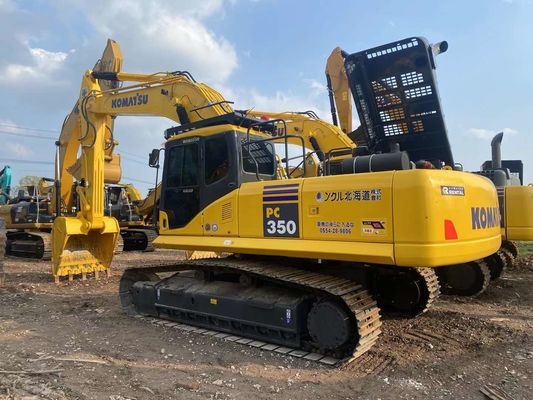 Good Condition Used Komatsu Excavator PC 350 With 7380mm Max Digging Depth