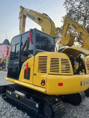 Komatsu PC70-8 Excavator With 0.39m Sup3 Bucket Capacity For Various Applications