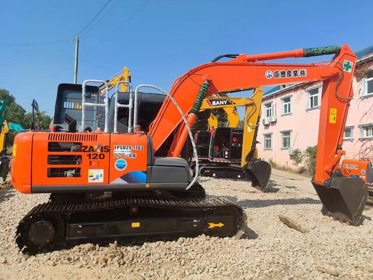 12200KG Hydraulic Second Hand ZX120 Hitachi Excavator Crawler Diggers 120