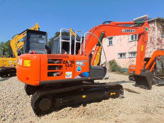 12200KG Hydraulic Second Hand ZX120 Hitachi Excavator Crawler Diggers 120
