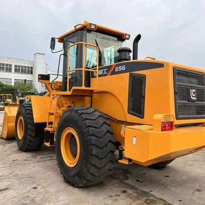 Hydraulic Secondhand Used Payloader Liugong 856 Front Wheel Loader