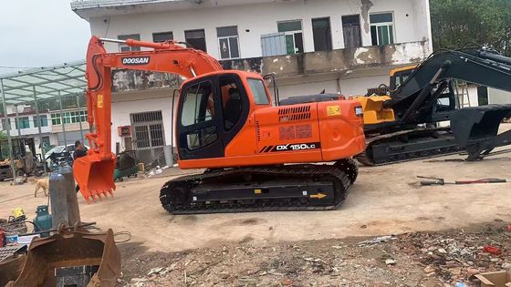 Used Doosan Excavator DX150 71kW Engine and 32.4mpa Main Overflow Pressure