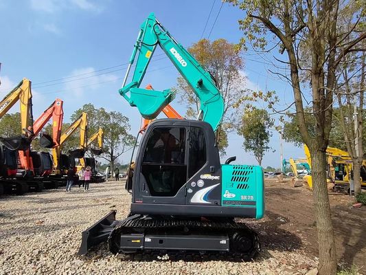 KOBELCO SK75 Crawler Excavator with Energy-saving and Environmentally Friendly Engine