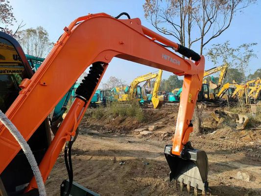 Hitachi ZX60 Excavator Perfect for Slope Trimming in Highway and River Construction