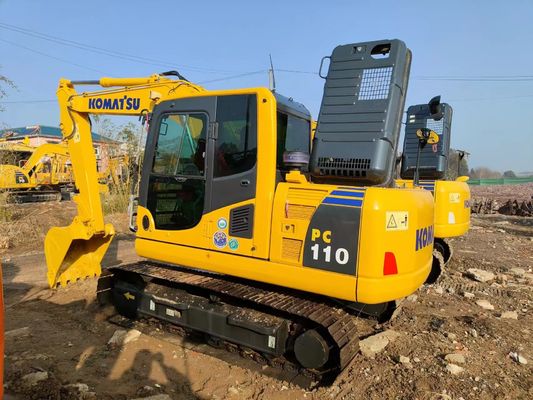 Multi-Function Used Komatsu Excavator PC110 for Various Excavation Tasks