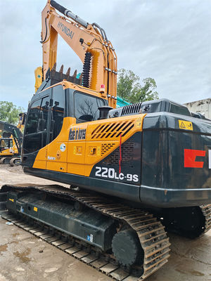 Good Condition Used Hyundai Excavator 220LC-9S 136KW Engine Power 22100kg Operating Weight