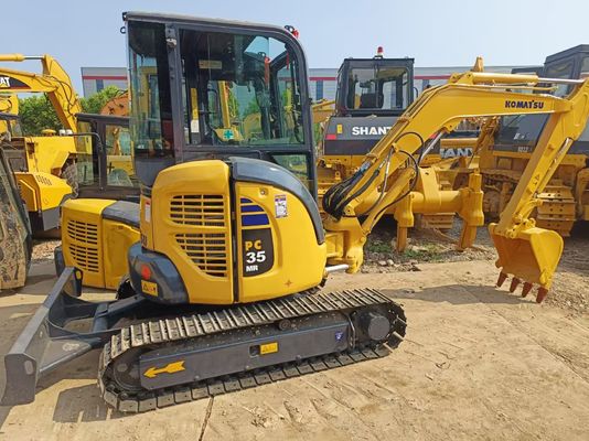 Used Komatsu PC35 Excavator 2022 and Flexible Maneuverability Comfortable Cab Design Low Noise and Vibration for in with 1