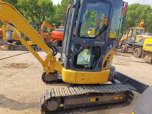 Used Komatsu PC35 Excavator 2022 and Flexible Maneuverability Comfortable Cab Design Low Noise and Vibration for in with 1