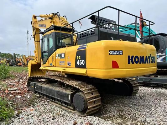Comfortable Driving Experience Used Komatsu PC450 Excavator with Spacious Cab Design and Humanized Operating Devices