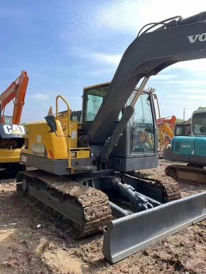 High Safety Performance Used Volvo Excavator EC80D with Spacious and Comfortable Cab