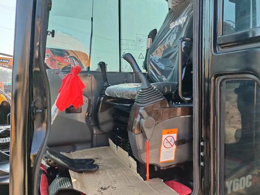 Stable and Precise Used Sany Excavator SY60CPro with Multi-channel Flow Control