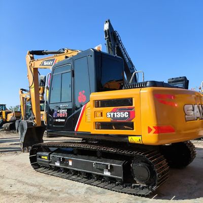High Precision Used Sany135C Excavator with Fast Operating Response for Improved Work Efficiency