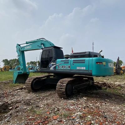 Powerful Used Kobelco SK480 Excavator with Low Exhaust Emission and Low Fuel Consumption